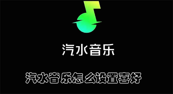 汽水音乐怎么设置喜好