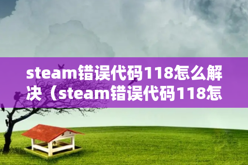 steam错误代码118怎么解决（steam错误代码118怎么解决?）