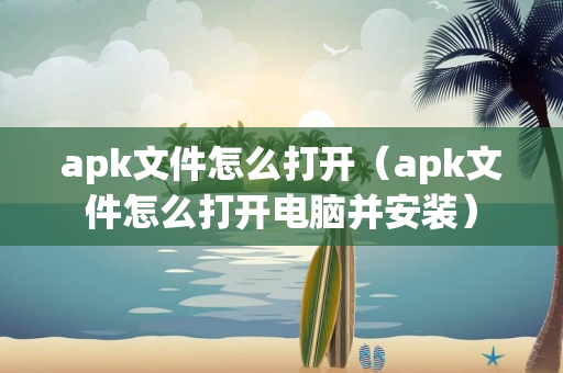 apk文件怎么打开（apk文件怎么打开电脑并安装）