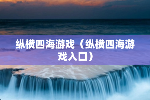 纵横四海游戏（纵横四海游戏入口）