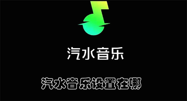 汽水音乐设置在哪