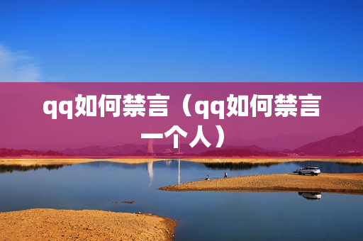 qq如何禁言（qq如何禁言一个人）