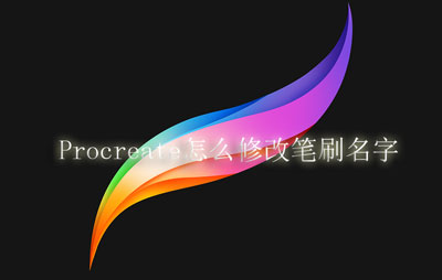 Procreate怎么修改笔刷名字