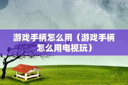 游戏手柄怎么用（游戏手柄怎么用电视玩）