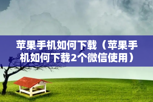 苹果手机如何下载（苹果手机如何下载2个微信使用）