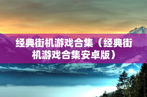 经典街机游戏合集（经典街机游戏合集安卓版）