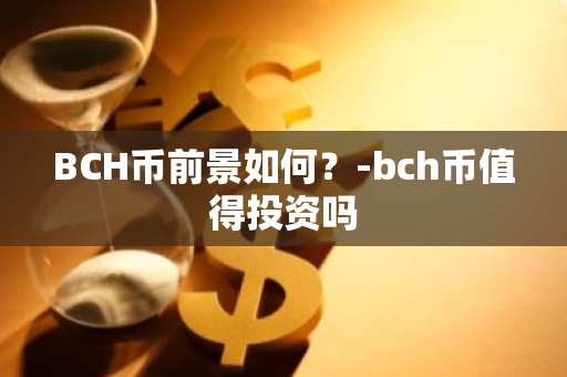 BCH币前景如何？-bch币值得投资吗