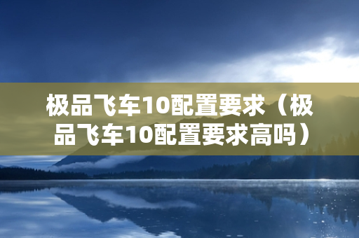 极品飞车10配置要求（极品飞车10配置要求高吗）