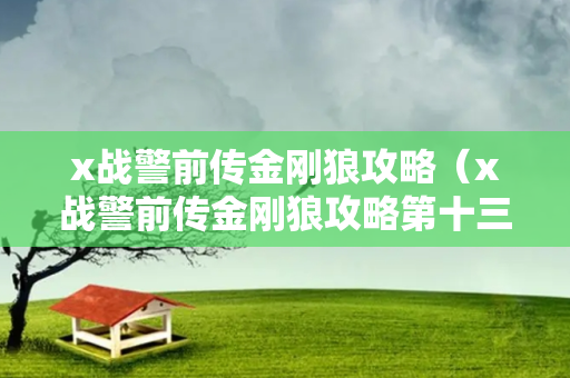 x战警前传金刚狼攻略（x战警前传金刚狼攻略第十三关视频）