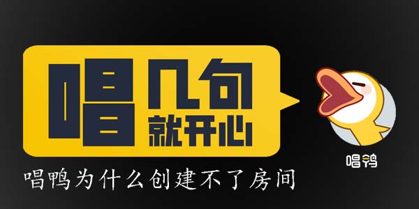 唱鸭为什么创建不了房间