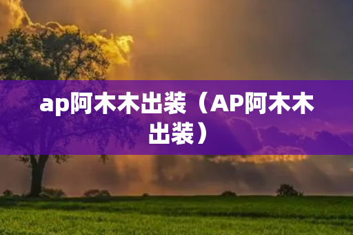 ap阿木木出装（AP阿木木出装）