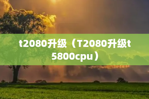 t2080升级（T2080升级t5800cpu）