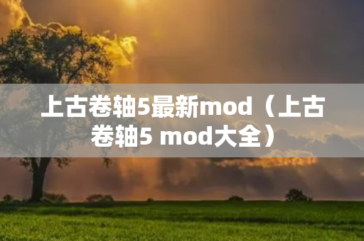 上古卷轴5最新mod（上古卷轴5 mod大全）