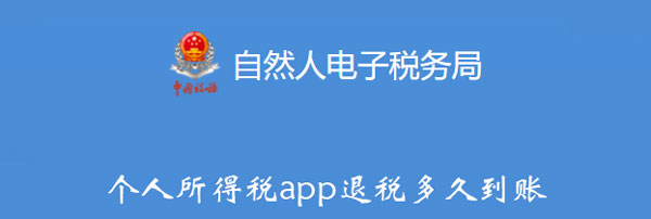 个人所得税app退税多久到账