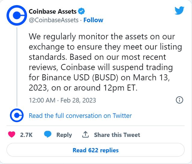 为什么coinbase交易不了