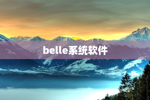 belle系统软件