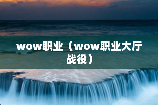 wow职业（wow职业大厅战役）