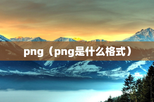 png（png是什么格式）