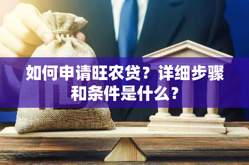 如何申请旺农贷？详细步骤和条件是什么？