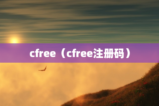 cfree（cfree注册码）