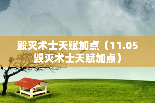 毁灭术士天赋加点（11.05毁灭术士天赋加点）