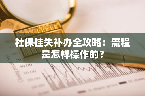 社保挂失补办全攻略：流程是怎样操作的？