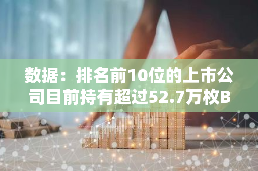 数据：排名前10位的上市公司目前持有超过52.7万枚BTC ，占比特币供应量的2.66%