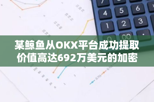 某鲸鱼从OKX平台成功提取价值高达692万美元的加密货币ID