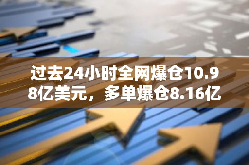 过去24小时全网爆仓10.98亿美元，多单爆仓8.16亿美元