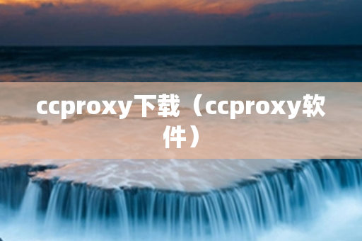 ccproxy下载（ccproxy软件）