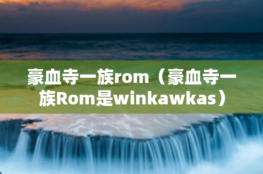 豪血寺一族rom（豪血寺一族Rom是winkawkas）