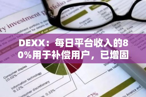 DEXX：每日平台收入的80%用于补偿用户，已增固平台安全