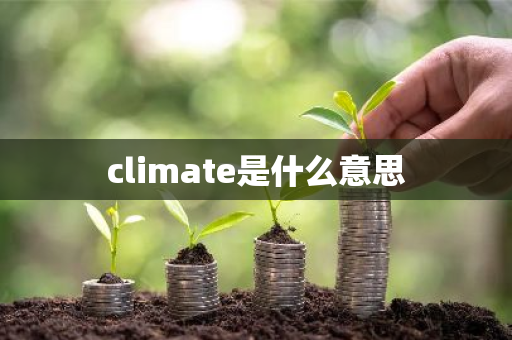 climate是什么意思