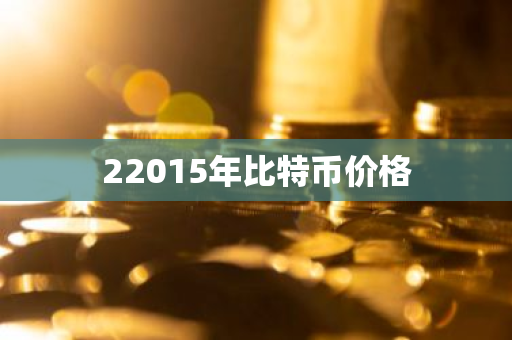 22015年比特币价格