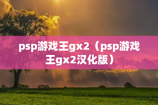 psp游戏王gx2（psp游戏王gx2汉化版）