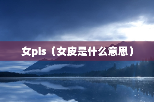 女pis（女皮是什么意思）