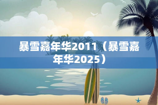 暴雪嘉年华2011（暴雪嘉年华2025）