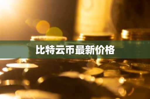 比特云币最新价格